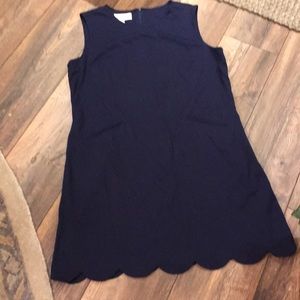 Navy blue mini dress